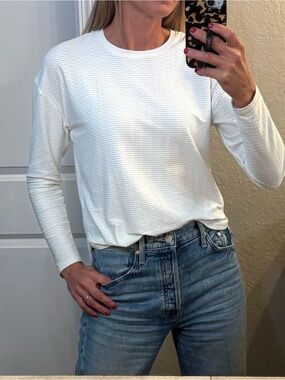 Women’s White Calia Long Sleeve Top